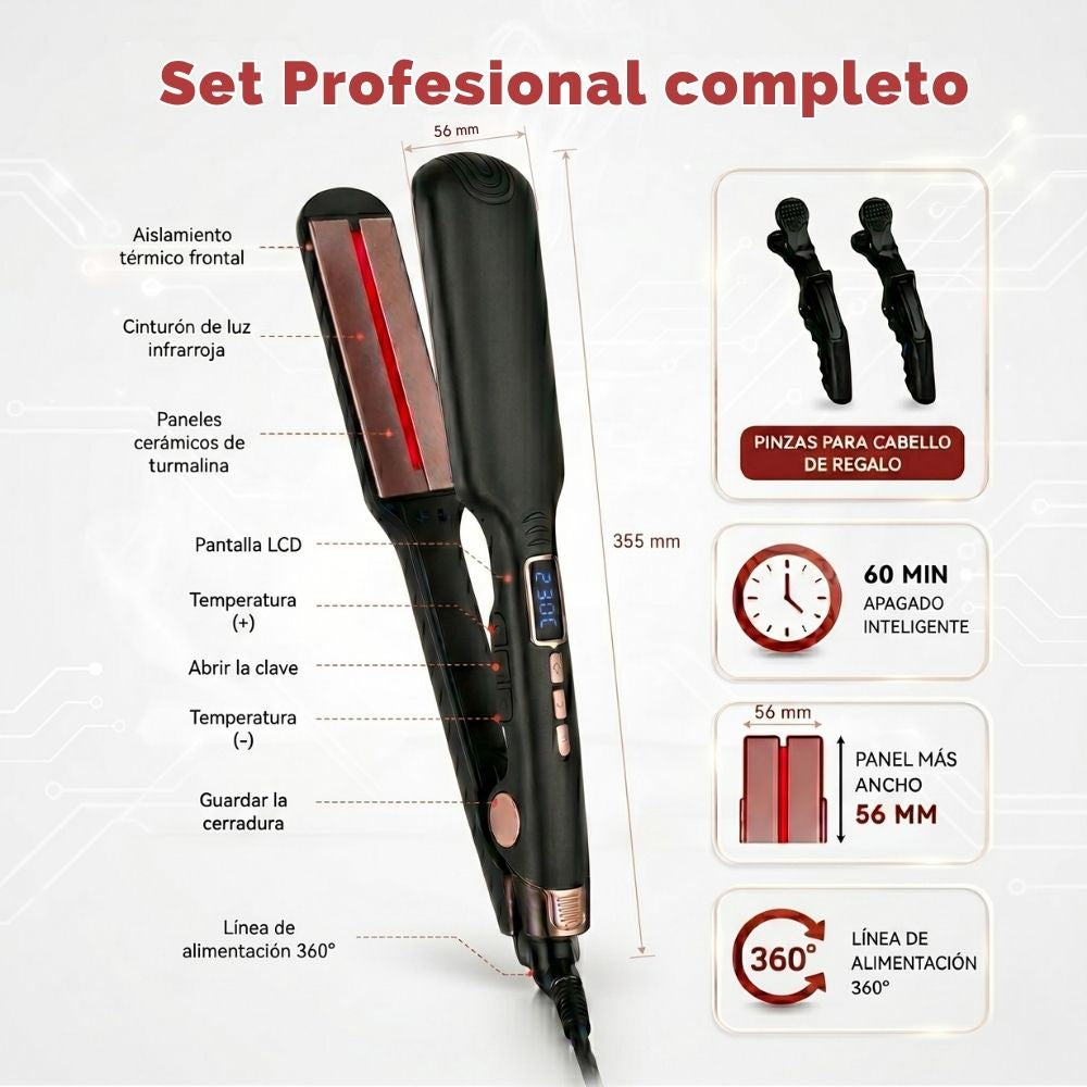 Alessa Pro™ Plancha Reparadora Infrarroja Profesional