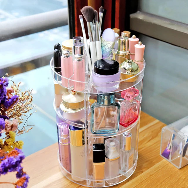 Organizador de maquillaje - Cosmetiquero Giratorio 360 Grados