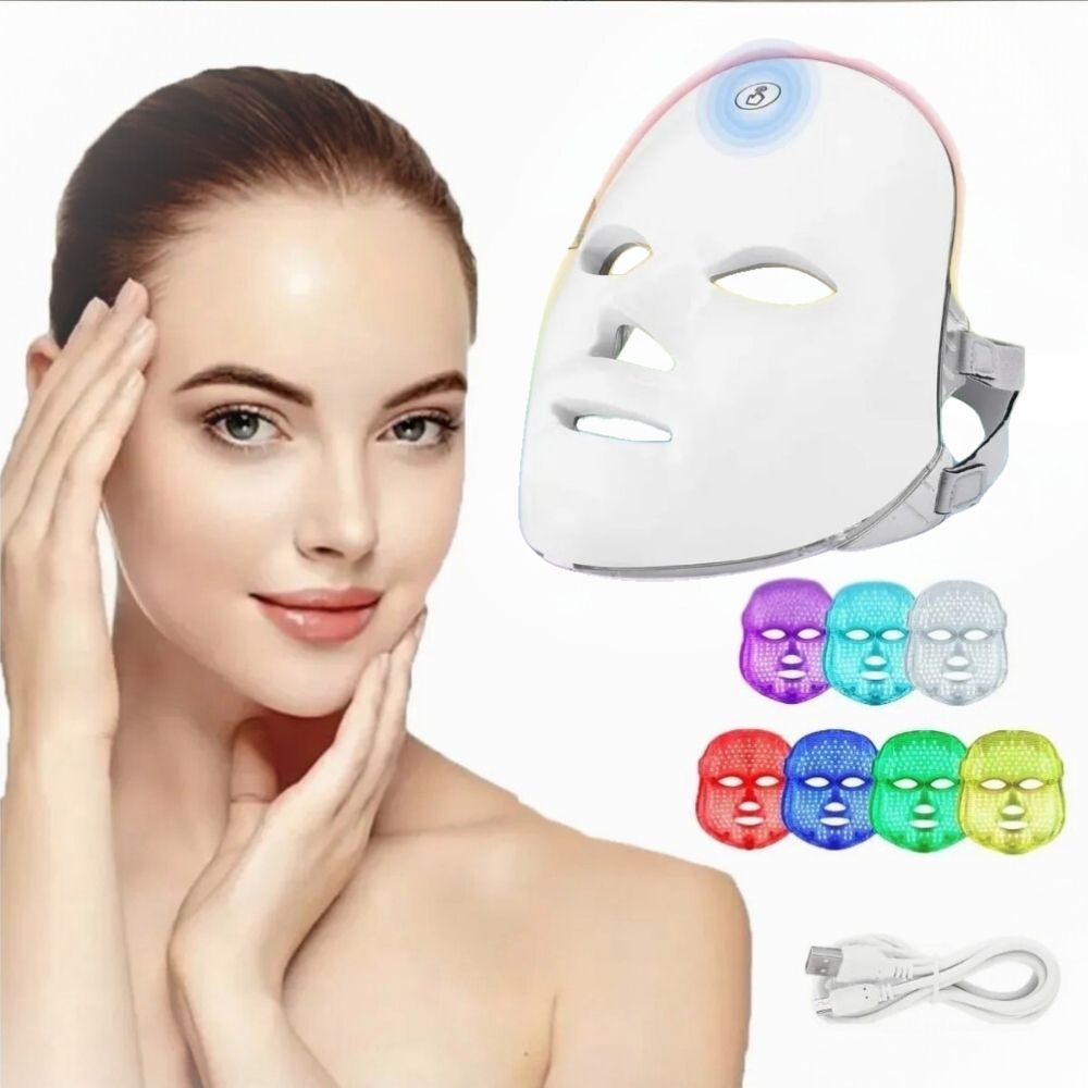 Máscara Rejuvenecedora 7 en 1 DermaBelle™ con Fototerapia