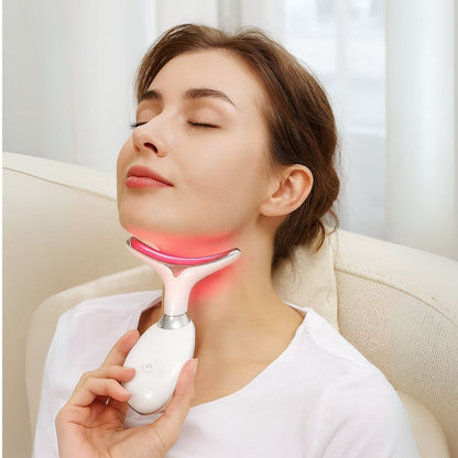 Reductor de papada y Rejuvenecedor GlowLift™ EMS, Calor y Fototerapia