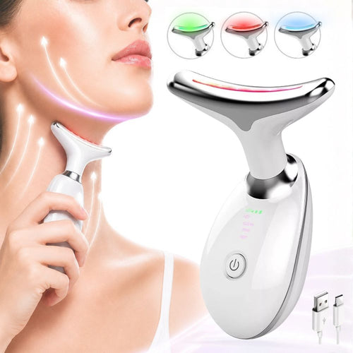 Reductor de papada y Rejuvenecedor GlowLift™ EMS, Calor y LED