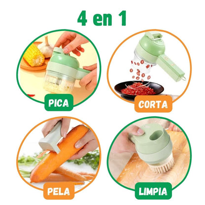 Picador Cortador Eléctrico 4 en 1 ChefExpress™