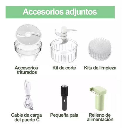Picador Cortador Eléctrico 4 en 1 ChefExpress™